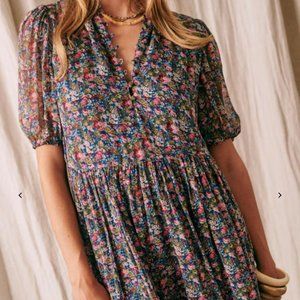 NWT SEZANE Holy Dress, English Countryside, FR 38 (US 6)